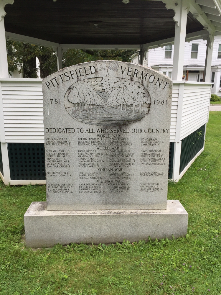 Pittsford, VT Veterans Memorial