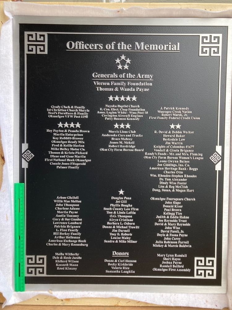 Okmulgee County Veterans Memorial