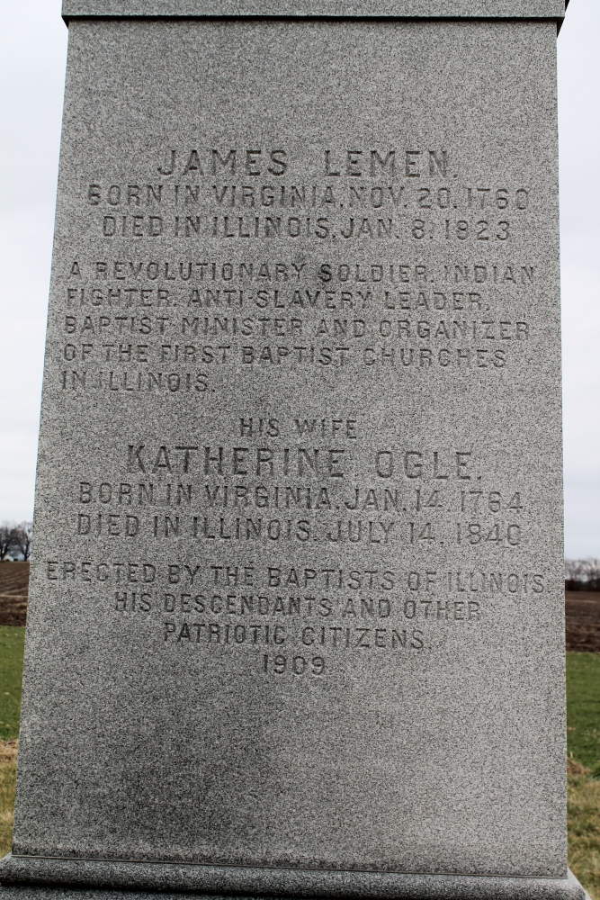 James Lemen Monument