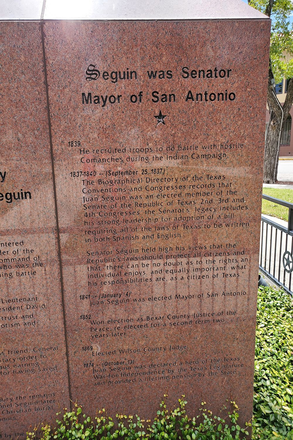 Juan Seguin Memorial