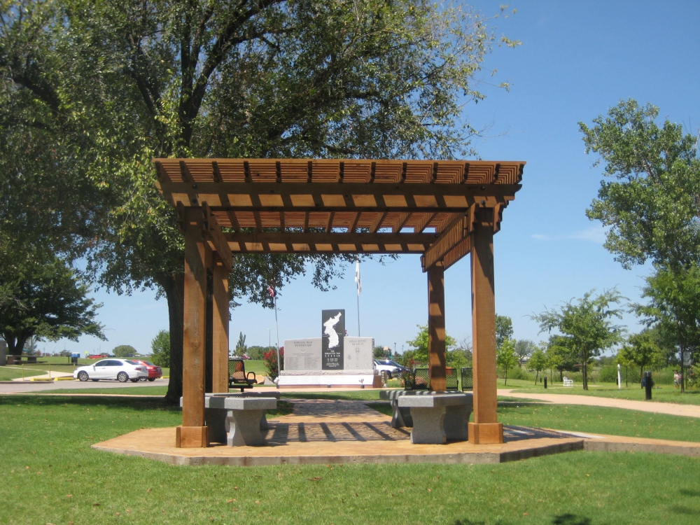 Lawton, Oklahoma - Korean War Veterans Association Chapter 319 Pergola Memorial