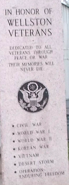 Wellston Veterans Memorial, Wellston, Oklahoma