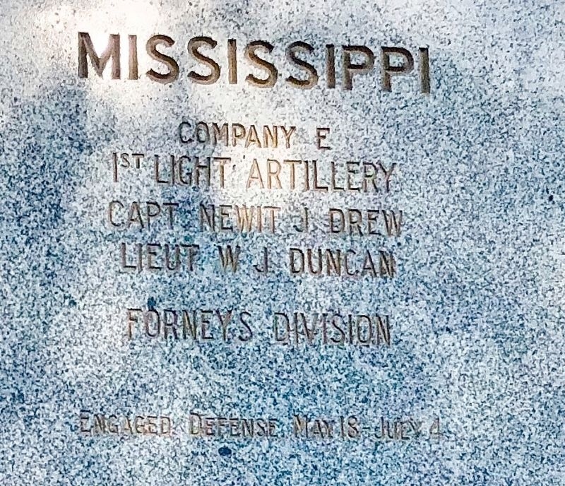 Mississippi 1st Light A Company Artillery