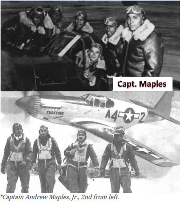 Capt. Andrew Maples, Jr., Tuskegee Airman Memorial Historical Marker