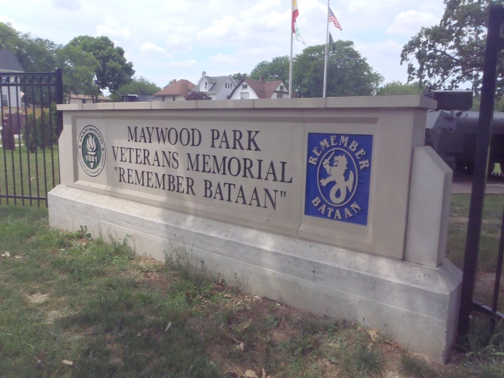 Maywood Park Veterans Memorial &quot;Remember Bataan&quot;