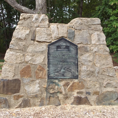 2 Memorials - McIntyre Skirmish Memorial (DAR) and The Battle of McIntyre&#039;s Farm (SAR) 