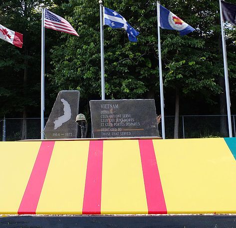 Quebec Vietnam Veterans Memorial in Melocheville