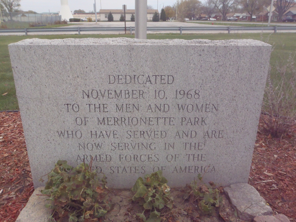 Merrionette Park (IL) Veterans Memorial