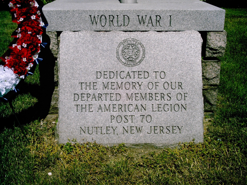 American Legion members monument