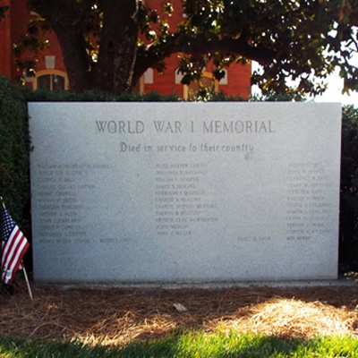 World War One Memorial