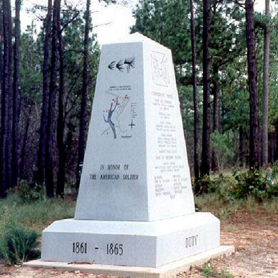 Battle of Monroe’s Crossroads Monument, Fort Bragg