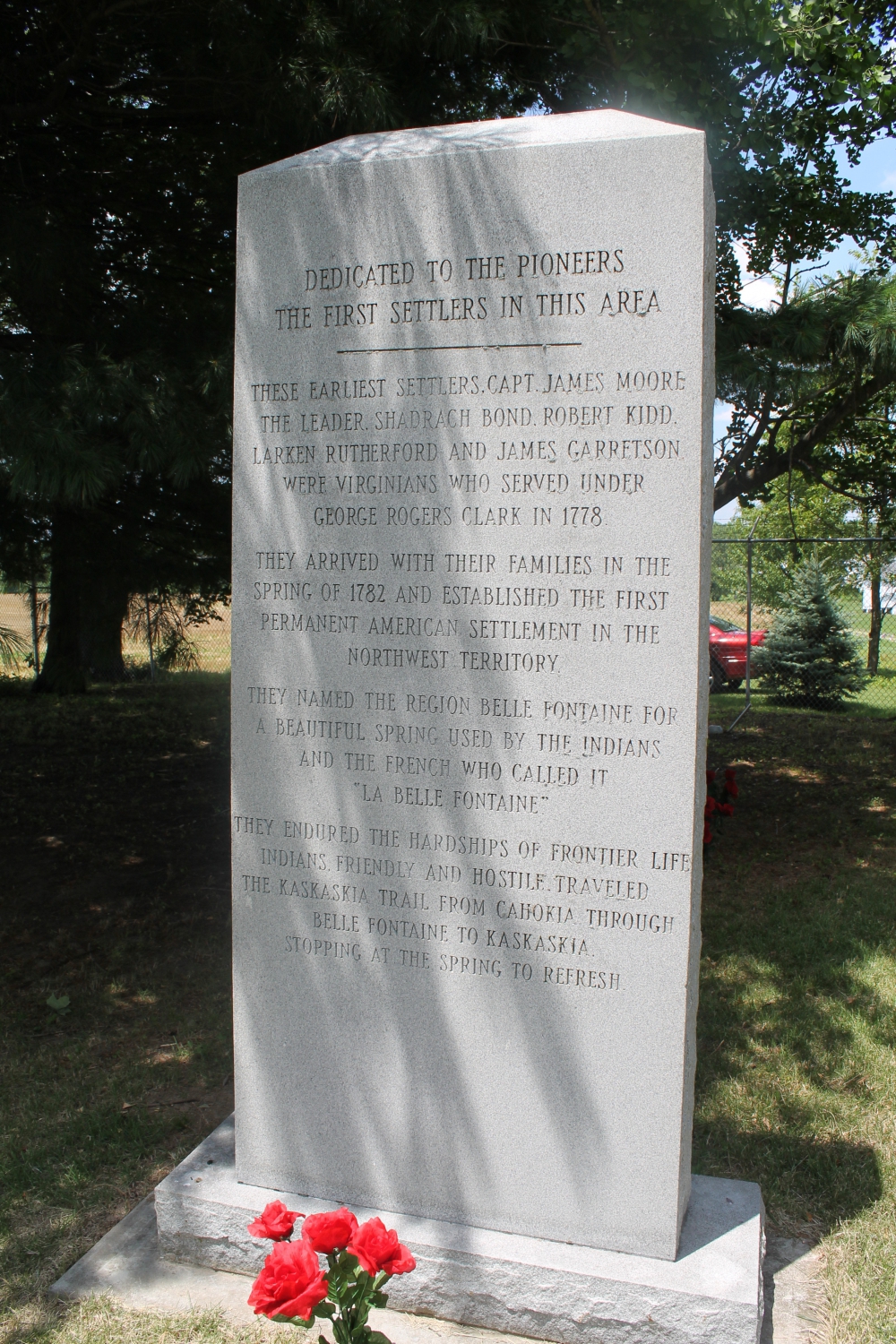 Moore Cemetery Monument