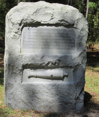 Moores Creek Stage Road Monument
