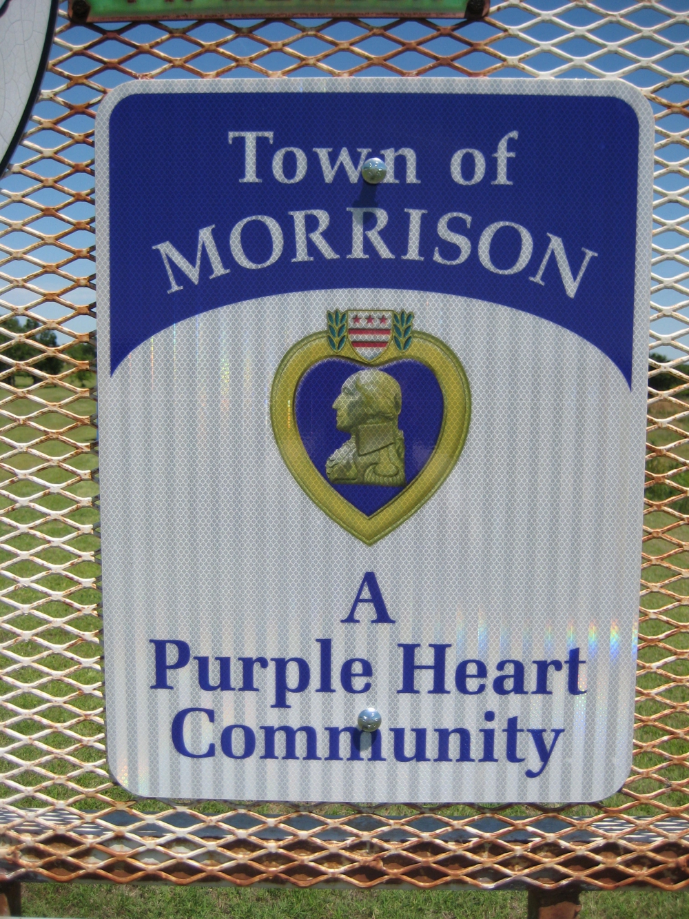 Morrison, Oklahoma - Purple Heart City Designation