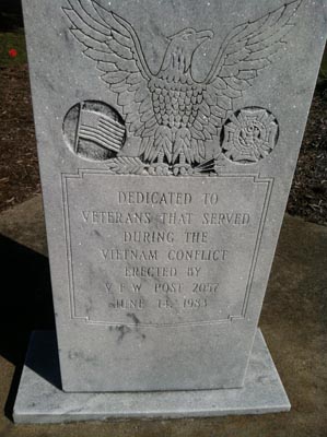 Nash County Vietnam Veterans Memorial, Rocky Mount