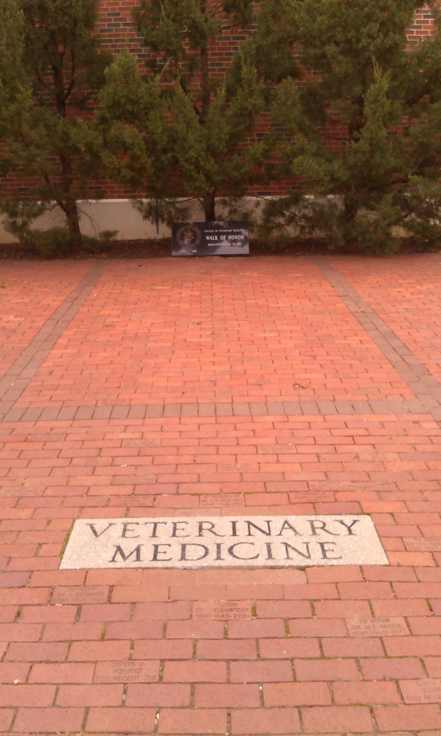 Veterinary Medicine &quot;Walk of Honor&quot; and Military Veterinarian Honor Court