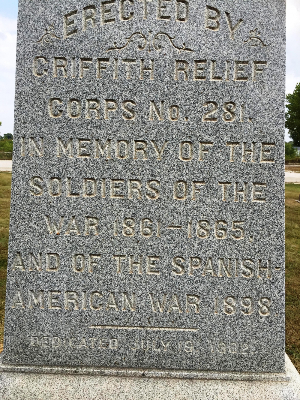 Oakdale Cemetery Soldiers Monument