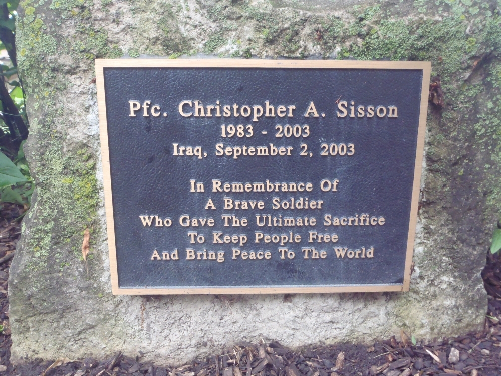 PFC Christopher A. Sisson Memorial