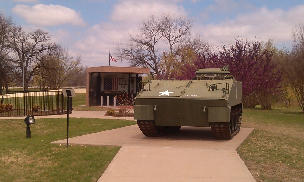 Del City, Oklahoma Patriot Park Armored Command Carrier (M114-A1) Static Display