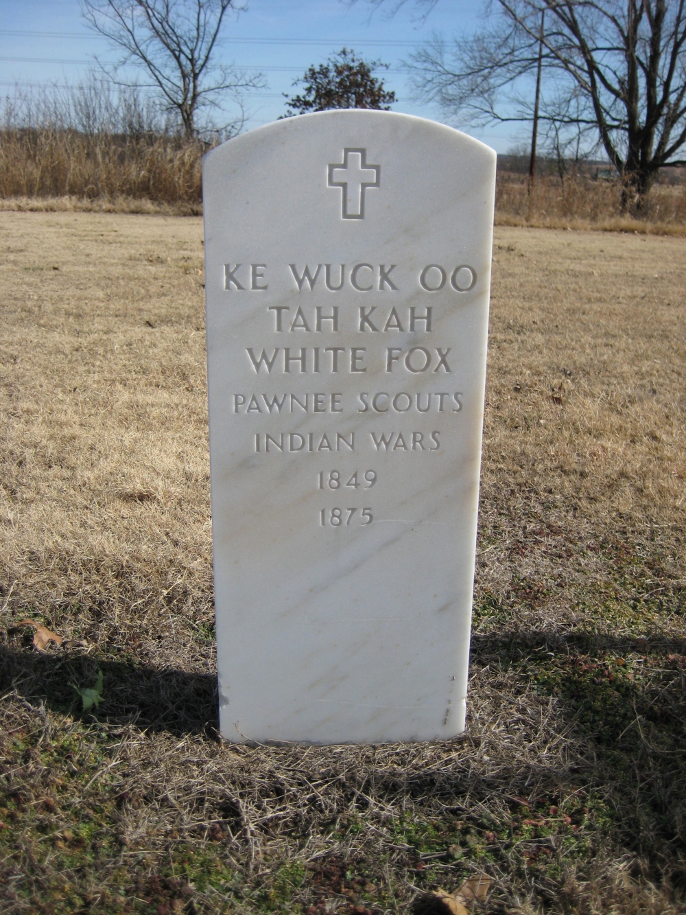 Pawnee, Oklahoma - Highland Cemetery Pawnee Scouts Memorial