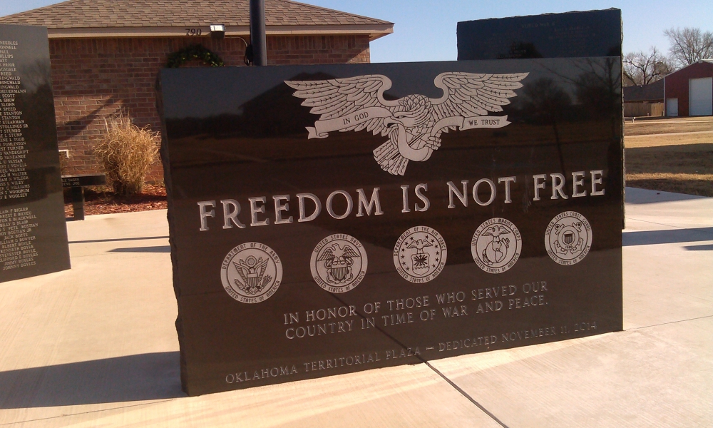 Oklahoma Territorial Plaza Veterans Memorial