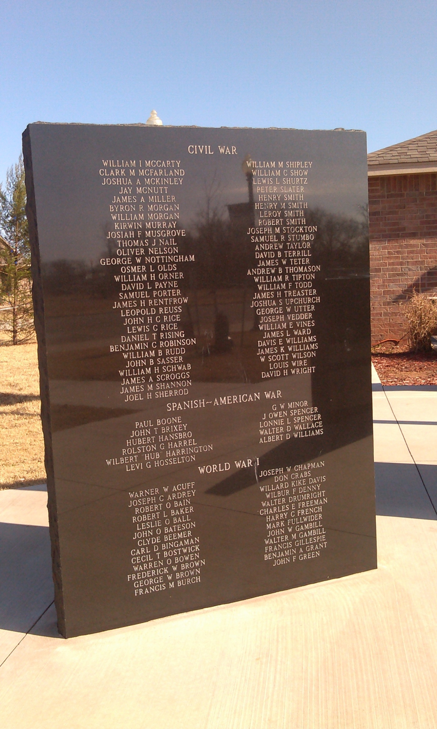 Oklahoma Territorial Plaza Veterans Memorial