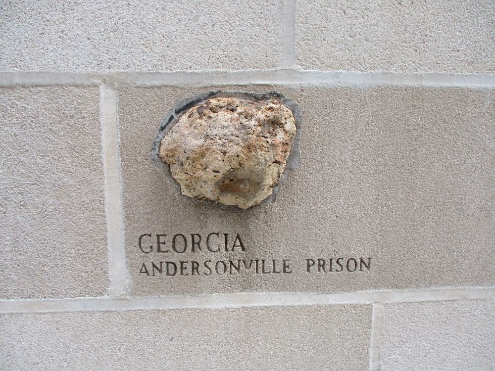 Piece of Andersonville Prison, Chicago Tribune Building