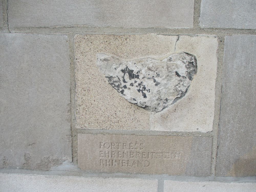 Piece of Fortress Ehrenbreitstein (Koblenz, Germany), Chicago Tribune Building