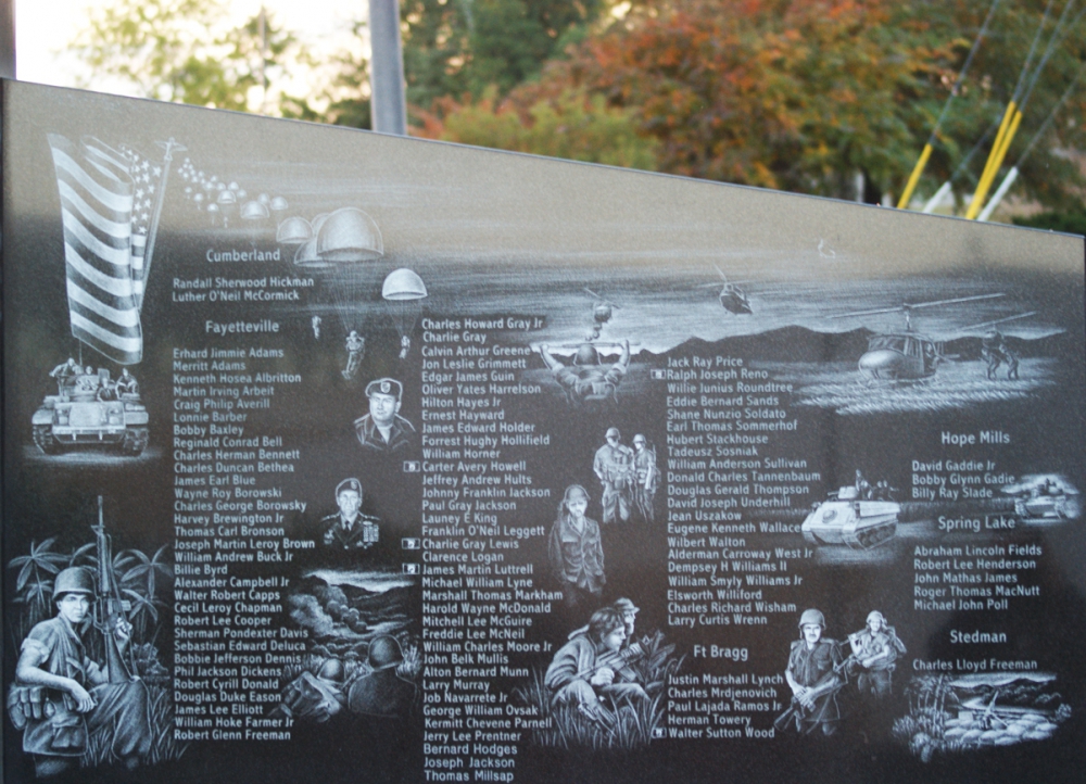 Cumberland County Vietnam Memorial, Freedom Memorial Park, Fayetteville