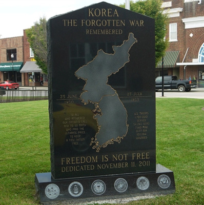 Korean War Monument, Roxboro