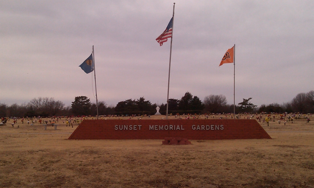 Stillwater Oklahoma Sunset Memorial Gardens Cemetery Veteran S
