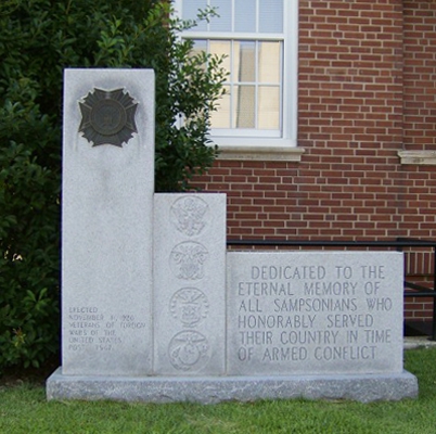 Sampson County Veterans Memorial, Clinton