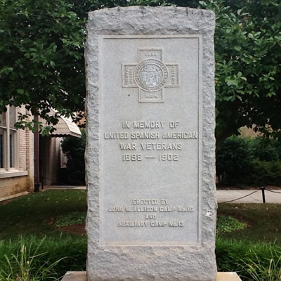 United Spanish War Veterans Memorial, Statesville