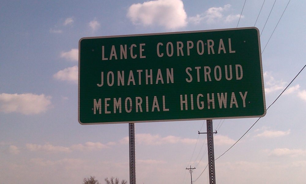 Lance Corporal Jonathan Stroud Memorial Highway