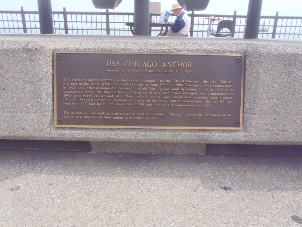 USS Chicago Anchor Memorial