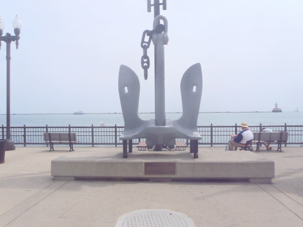 USS Chicago Anchor Memorial