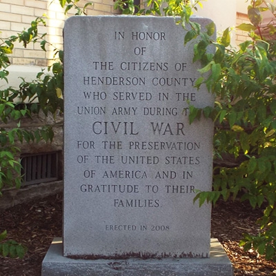 Henderson County Union Soldiers Monument, Hendersonville