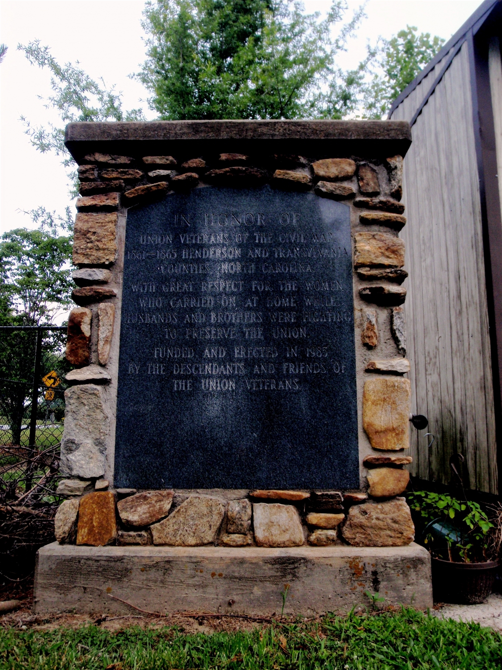 Henderson and Transylvania Counties Union Soldiers Monument, Etowah