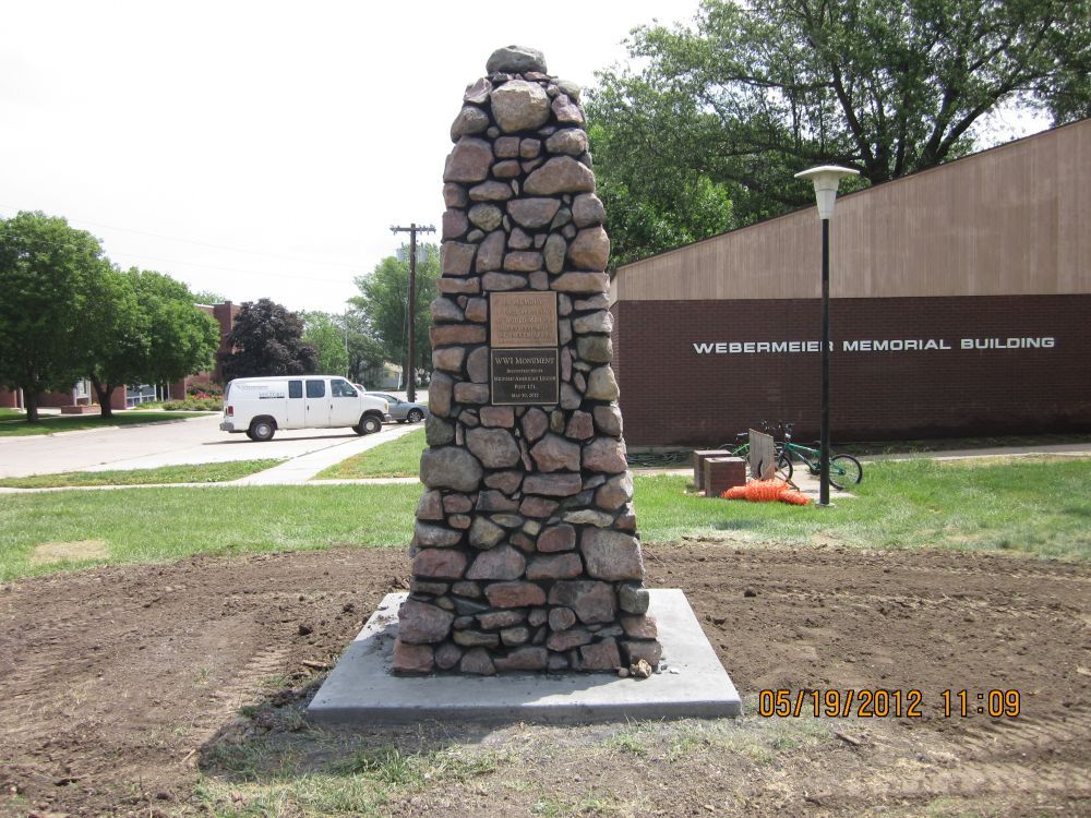 World War Memorial, Milford, Nebraska