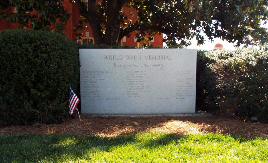 World War I Memorial, Monroe