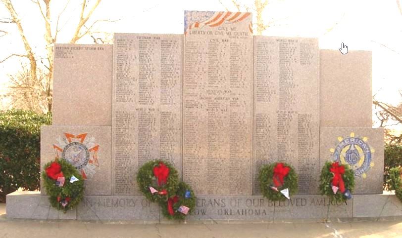 War Memorial, Marlow, Oklahoma