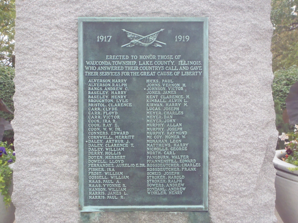 Wauconda Township (IL) World War I Memorial