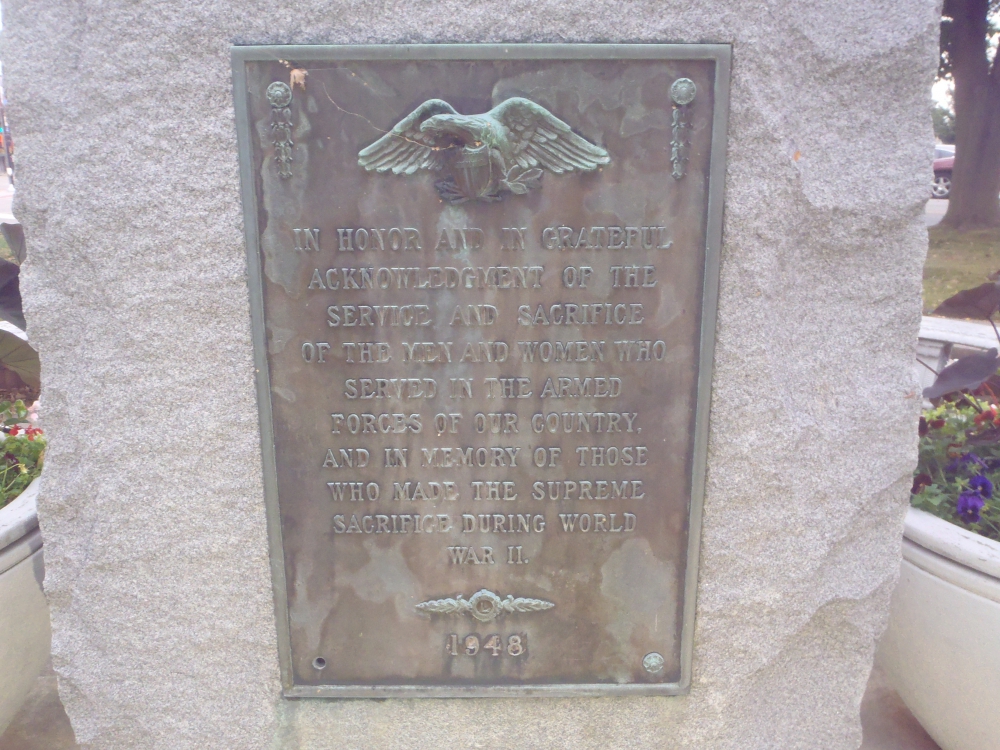 Wauconda (IL) World War II Memorial