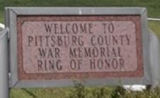 Pittsburg County War Memorial Ring of Honor