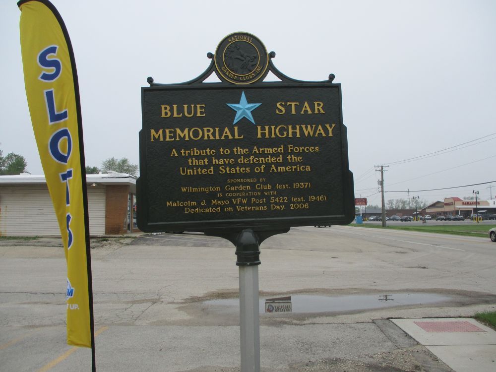 Wilmington Blue Star Memorial Highway Sign