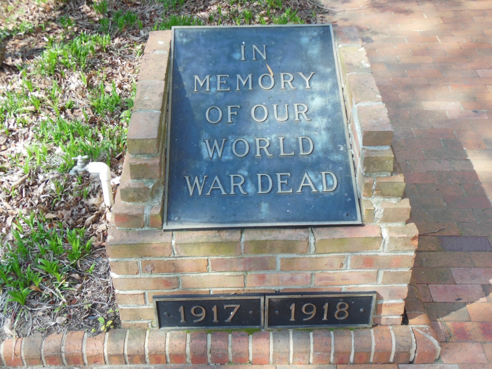 World War One Dead Memorial, Lumberton
