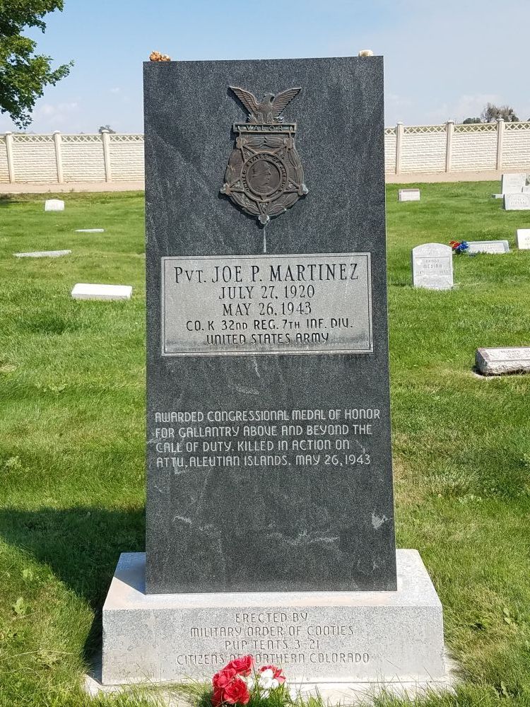 Grave of Medal of Honor recipient Pvt. Joe P. Martinez