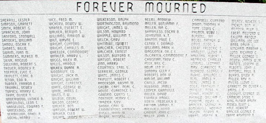 Blackwell Veteran&#039;s Memorial