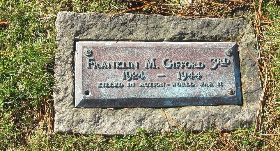 Franklin Maynard Gifford III Memorial Stone