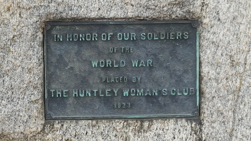 Huntley WWI Soldiers Memorial